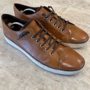 Sperry Men's Tan Leather Sneakers